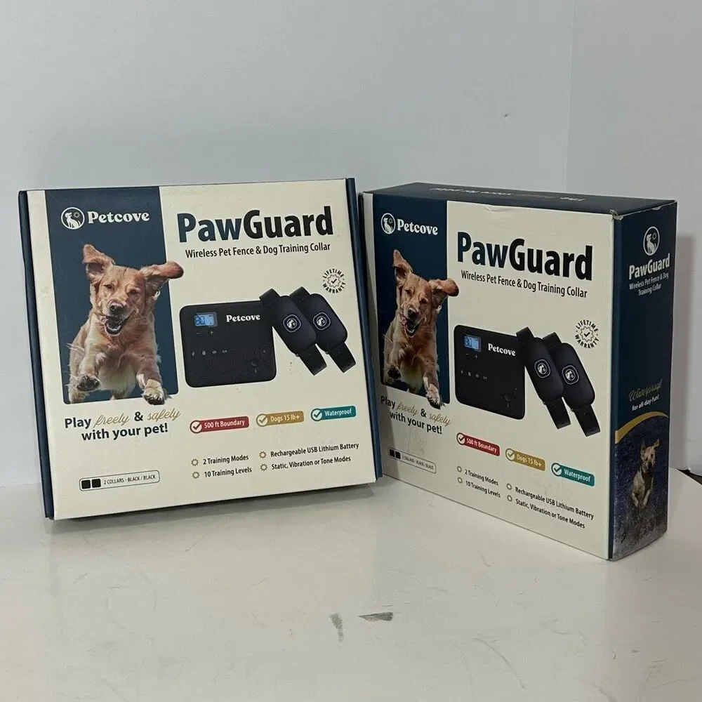 Petcove Paw Guard Wireless Pet Fence & Dog Training Collar (No strap)